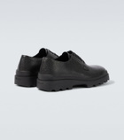 Prada Grained leather Derby shoes