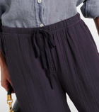 Velvet Franny cotton wide-leg pants