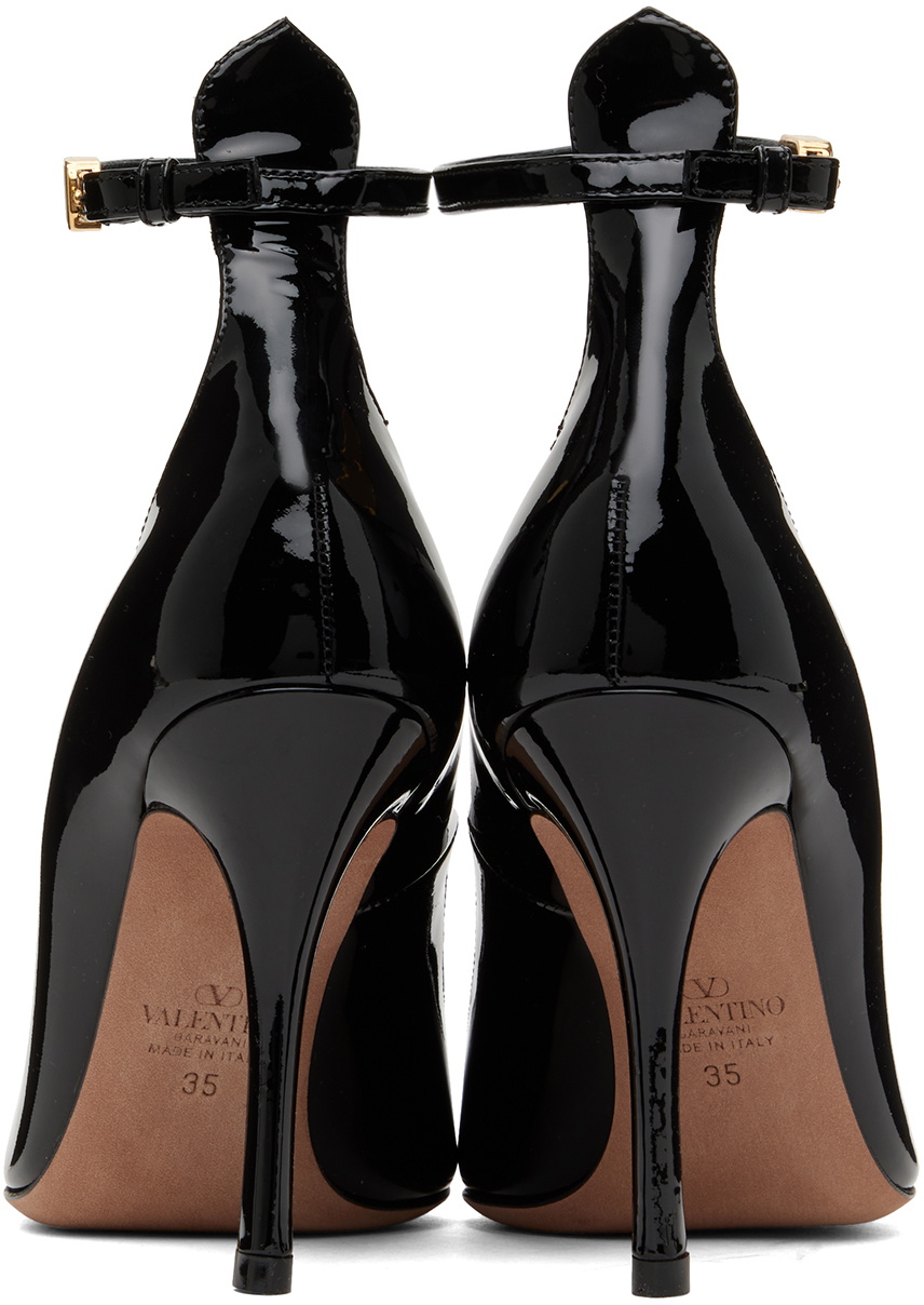 Valentino Garavani Black Tan-Go 100 Heels