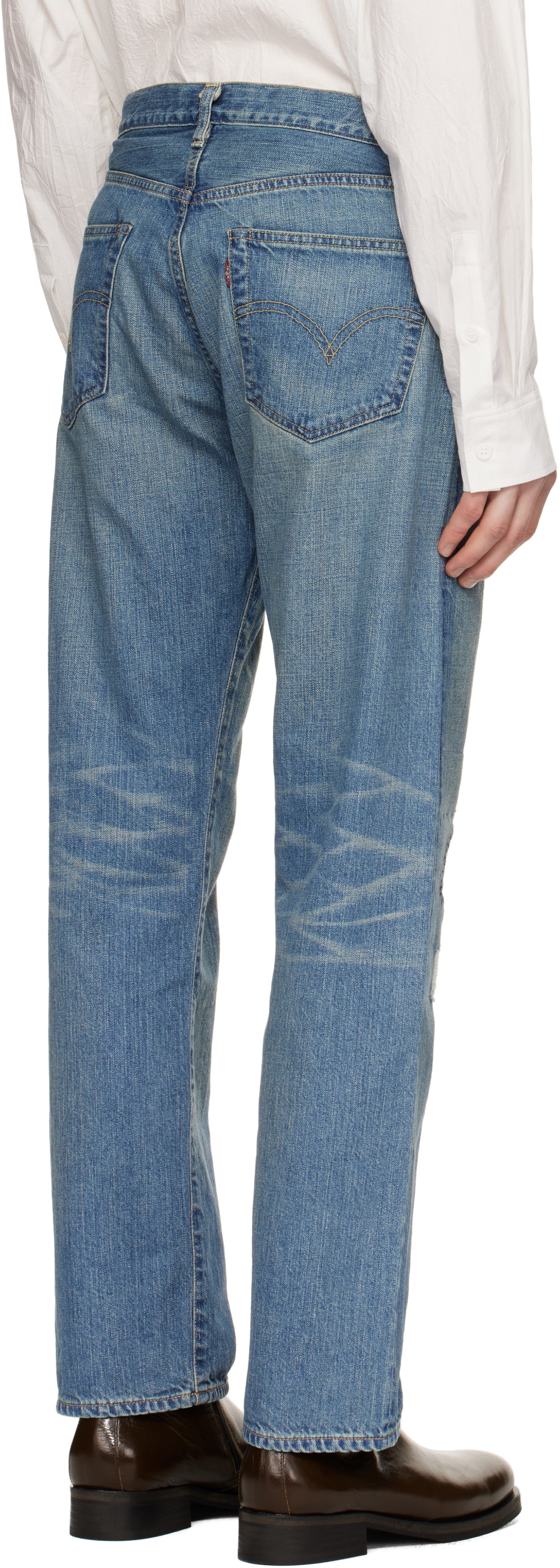 Cotton Denim Garment Treated Jeans main image 1