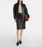 Bottega Veneta Intrecciato leather jacket