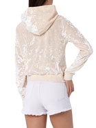 MC2 Saint Barth Woman Chenille Zipped Hoodie Jasmine