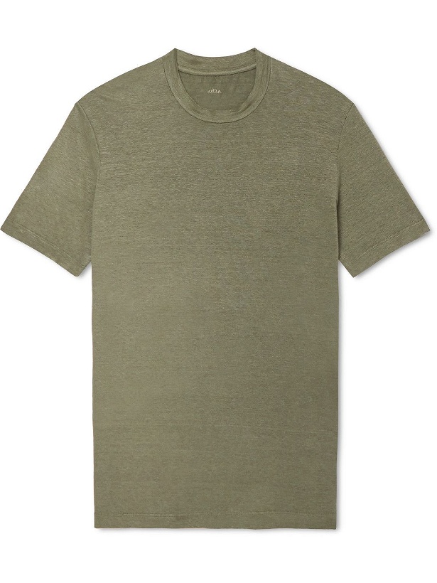 Photo: Altea - Lewis Stretch-Linen T-Shirt - Green
