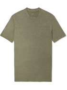 Altea - Lewis Stretch-Linen T-Shirt - Green