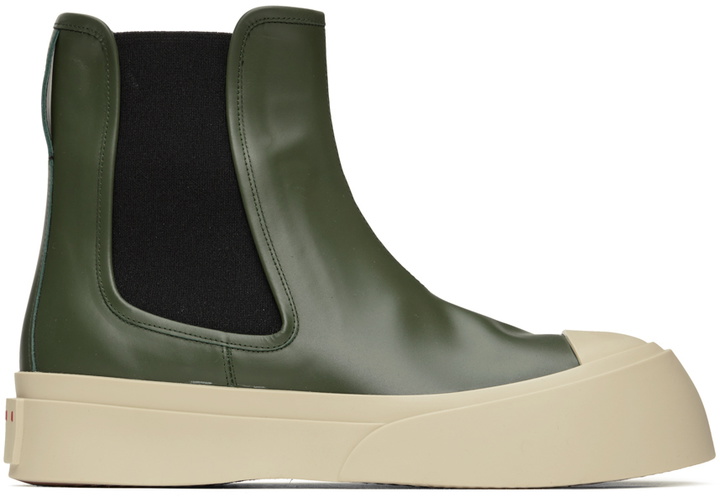Photo: Marni Khaki Pablo Chelsea Boots