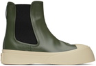 Marni Khaki Pablo Chelsea Boots