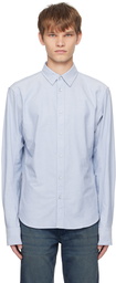 rag & bone Blue Engineered Shirt