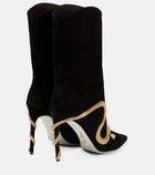 Rene Caovilla Morgana embellished suede boots