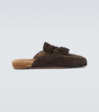 Tom Ford - Suede and shearling mules