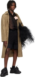 Simone Rocha Black Oversized Frilly Tutu Bag