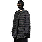 Rick Owens Moncler + Rick Owens Black Flight Down Jacket