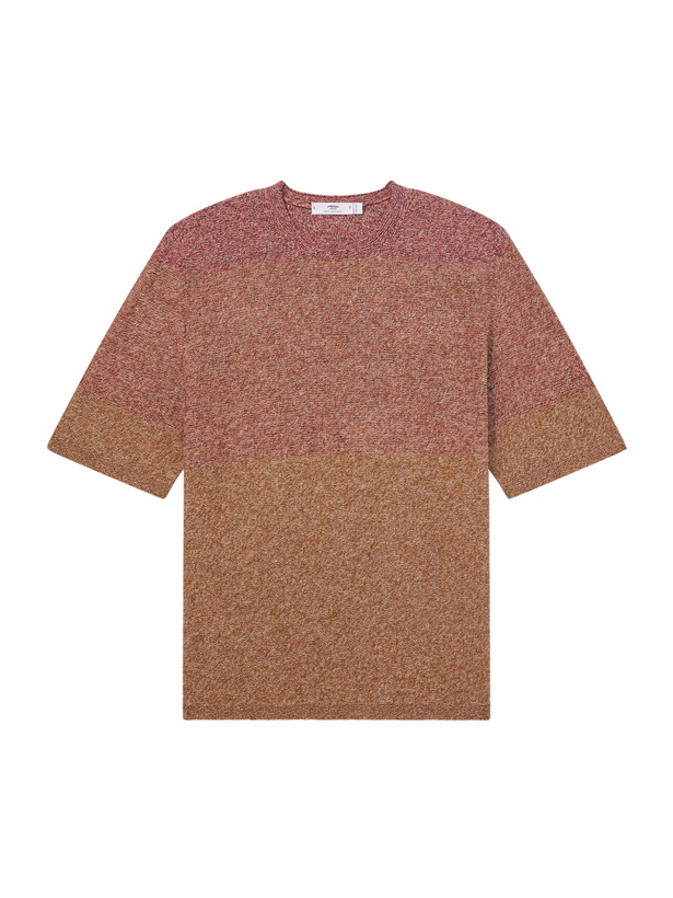 Photo: Inis Meáin - Scail Linen and Cotton-Blend T-Shirt - Brown