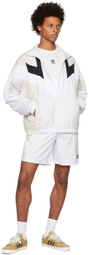 adidas Originals White & Beige Rekive Track Jacket