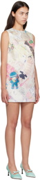 Ashley Williams Multicolor Printed Minidress
