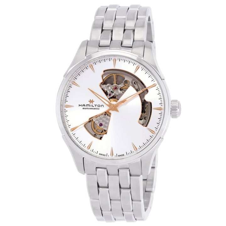 Photo: Hamilton Jazzmaster Open Heart Auto Automatic Silver Dial Watch H32675151