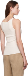 LISA YANG Off-White Lynette Tank Top