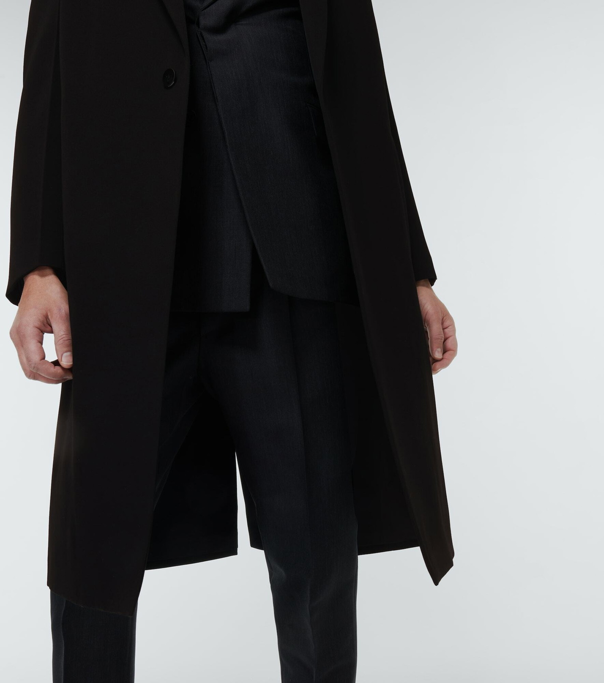 JIL SANDER Size M Navy Wool Peacoat main image 0