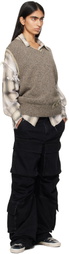 ERL Gray 'ERL' Knit Vest