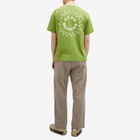 Good Morning Tapes Men's Sun Logo T-Shirt in Leaf