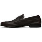 TOM FORD Brown Gigi Twisted Band Loafers