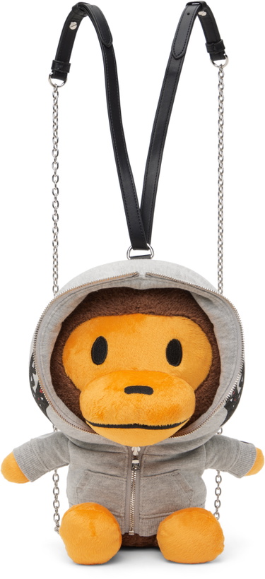 Photo: BAPE Multicolor Baby Milo Plush Doll Backpack