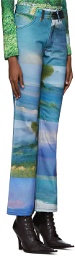 Serapis Blue Let The Sea Resound And All That Is In It: Part 2 (Hippocampus) Jeans
