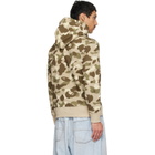 BAPE Beige Color Camo Pullover Hoodie