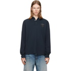 MM6 Maison Margiela Navy Cotton Polo