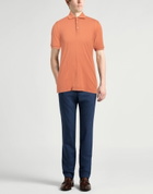 Fedeli Mens Polo shirt Rust
