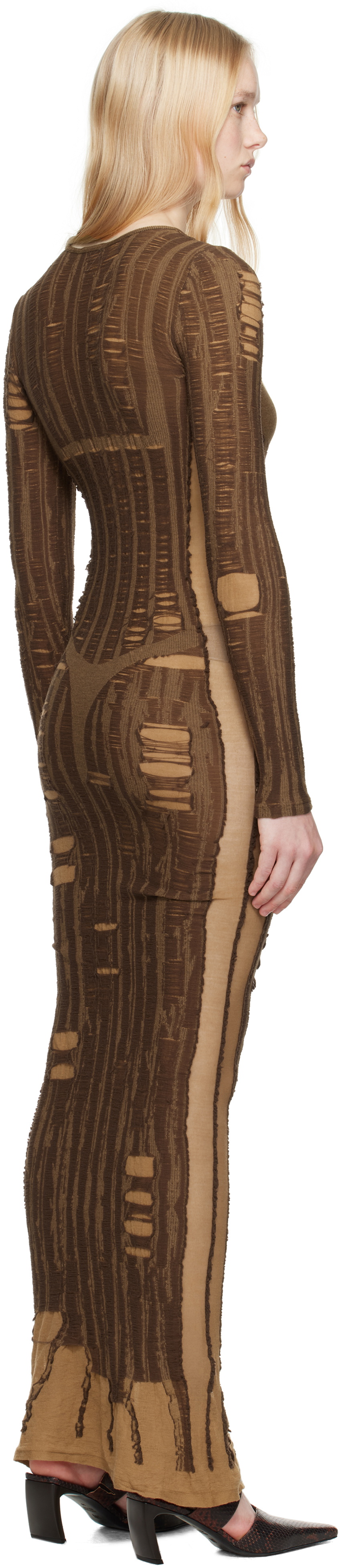 Diesel Brown M-Calimera Maxi Dress