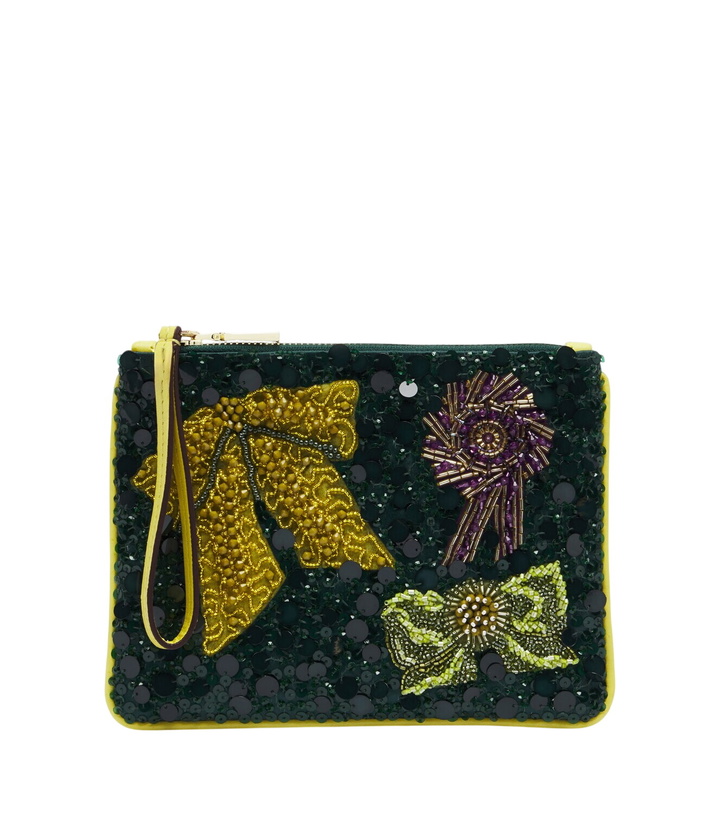 Photo: Alémais Rosette embellished pouch