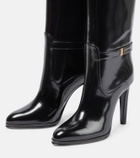 Saint Laurent - Diane 110 knee-high leather boots