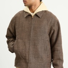 Visvim Men's Strato Bomber Jacket in Dk Brown