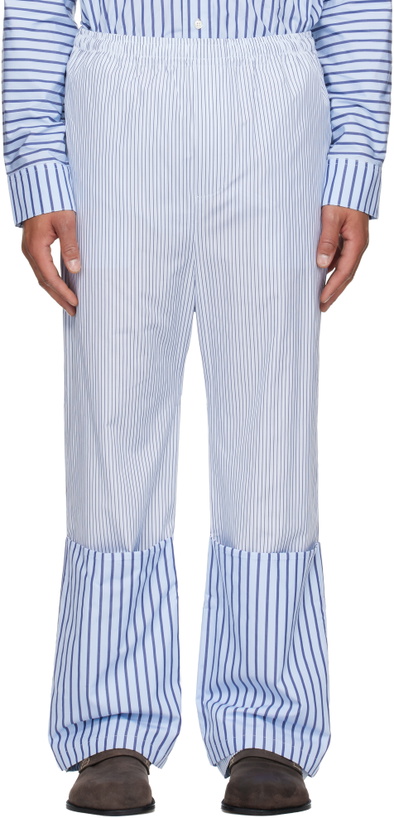 Photo: Edward Cuming Blue Turn-Up Trousers