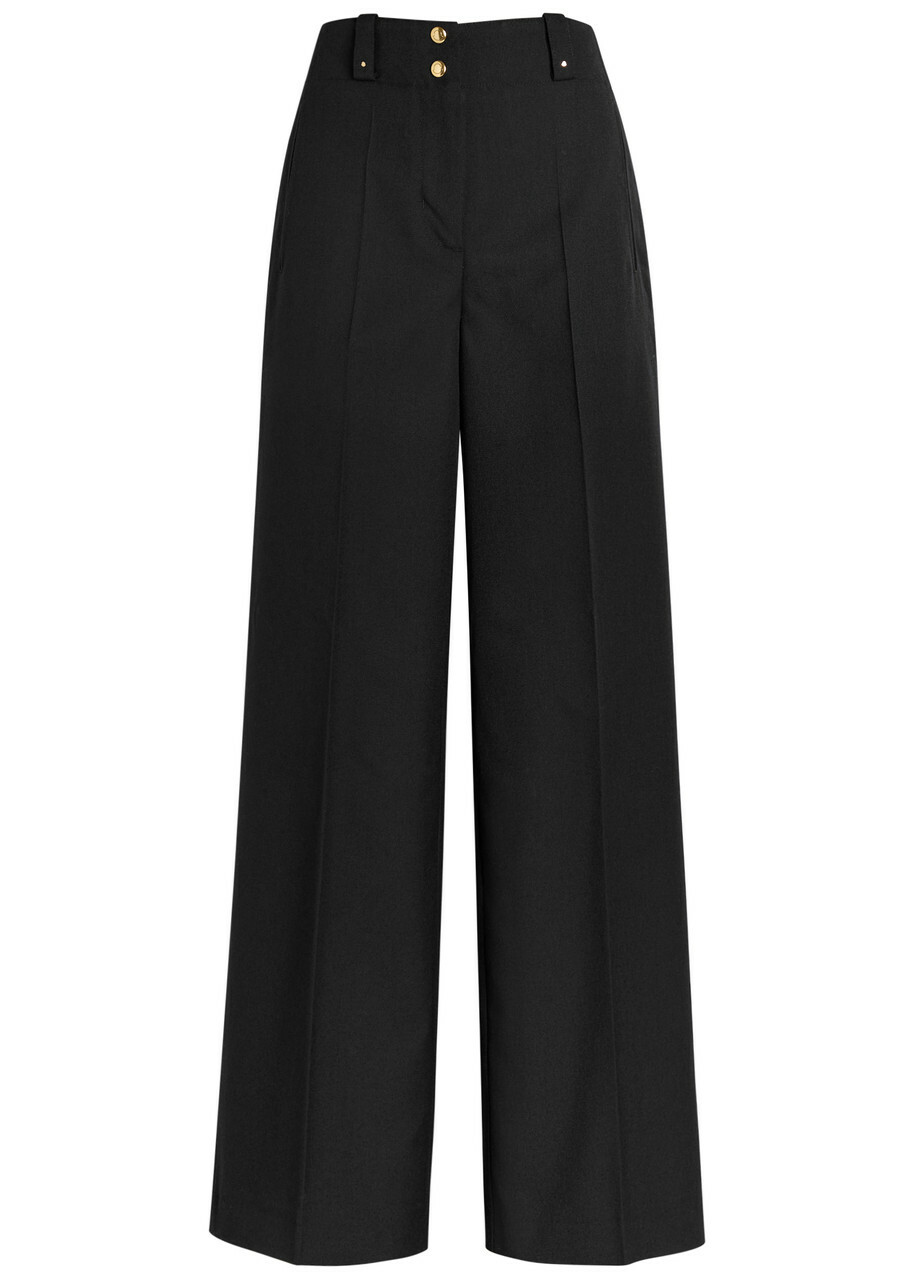 Moncler Women's x Alicia Keys Wide Leg Jeans in White Moncler
