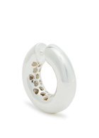 Timeless Pearly Sterling Silver ear Cuff - One Size
