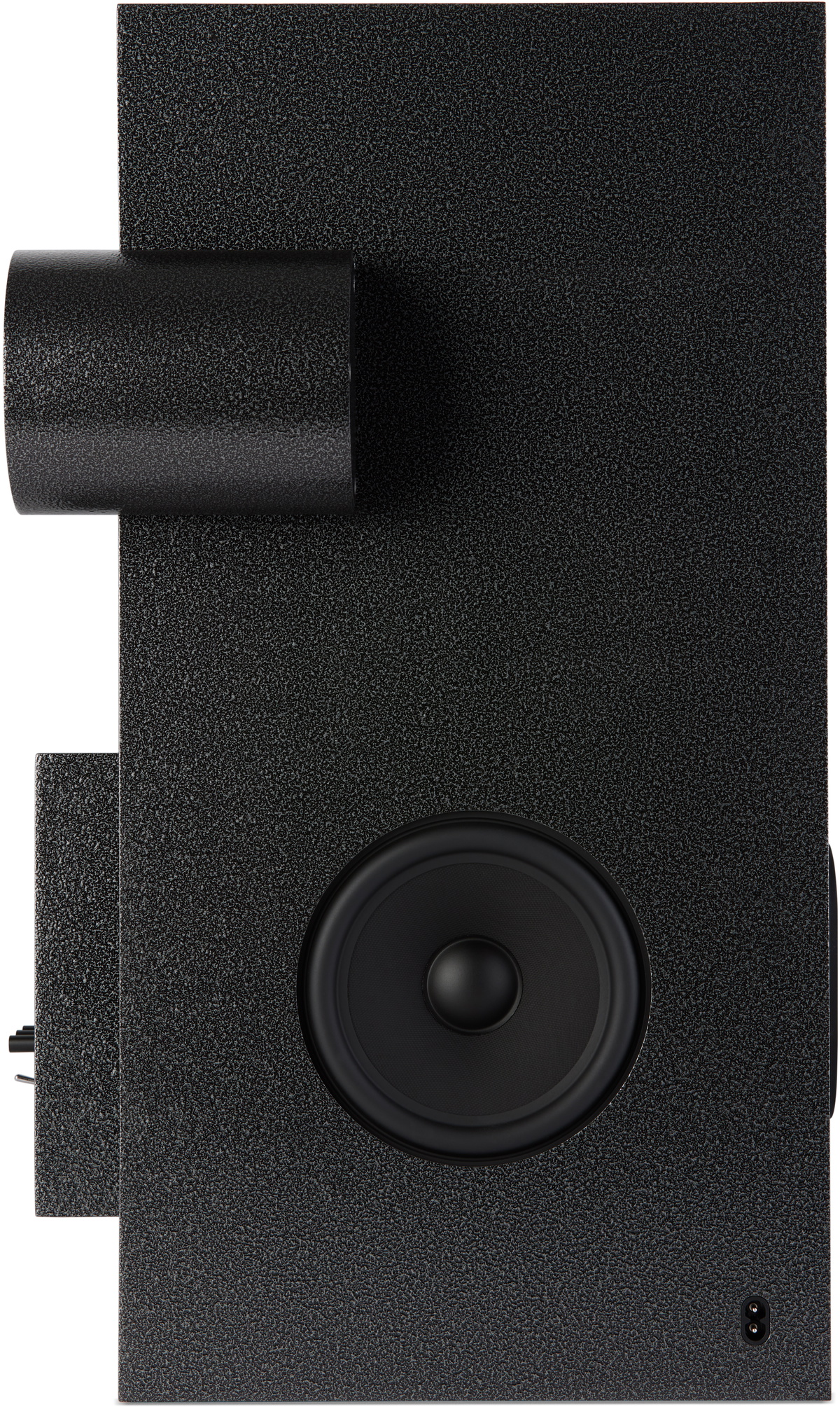 Transparent Black Brutalist Speaker
