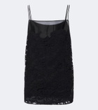 Khaite Neema silk voile and lace top