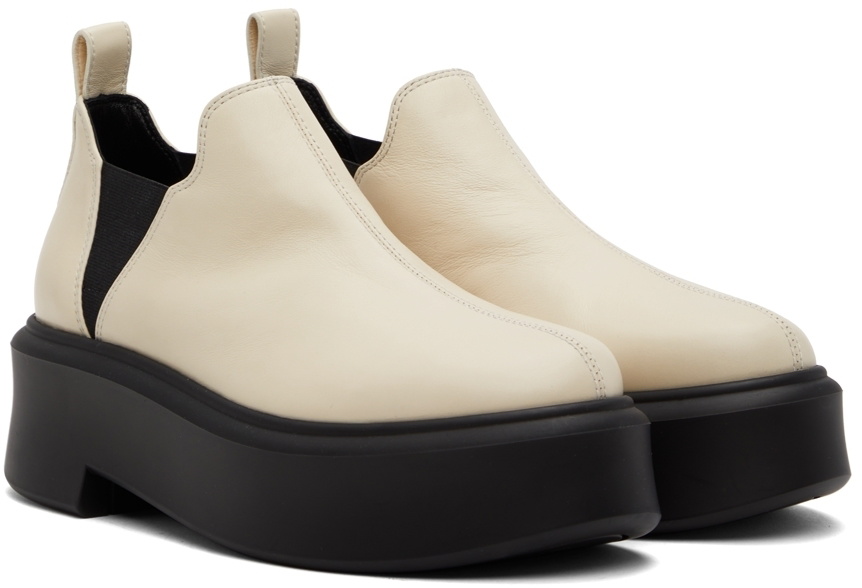 The Row Off-White Robin Ankle Boots The Row