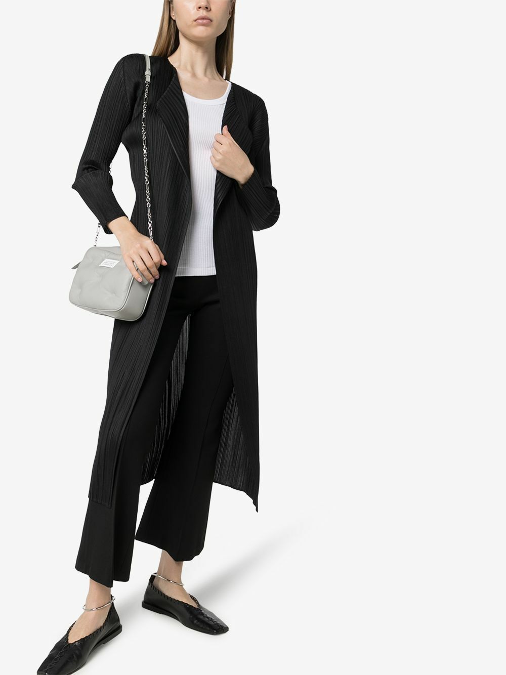 ISSEY MIYAKE ネイビー ベスト ロング丈 Issey Miyake WANDER Pleated Trench Coat | Liberty