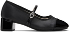 Repetto Black Georgiana 45 Mary-Jane Heels