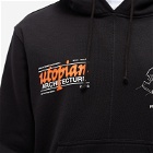 Space Available Men's Utopian Architecture Hoody in Black