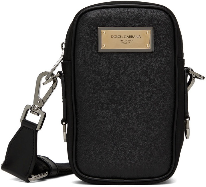 Photo: Dolce & Gabbana Black Leather Crossbody Bag