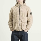 Stone Island Men's Nylon Smerigliato-TC Short Parka Jacket in Desert