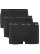 Calvin Klein Underwear - Three-Pack Stretch-Cotton Boxer Briefs - Black