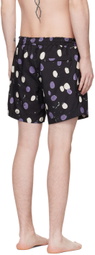 COMMAS Black Polka Dot Swim Short