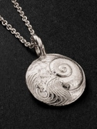 Elhanati - Star Sign Aquarius White Gold Pendant Necklace