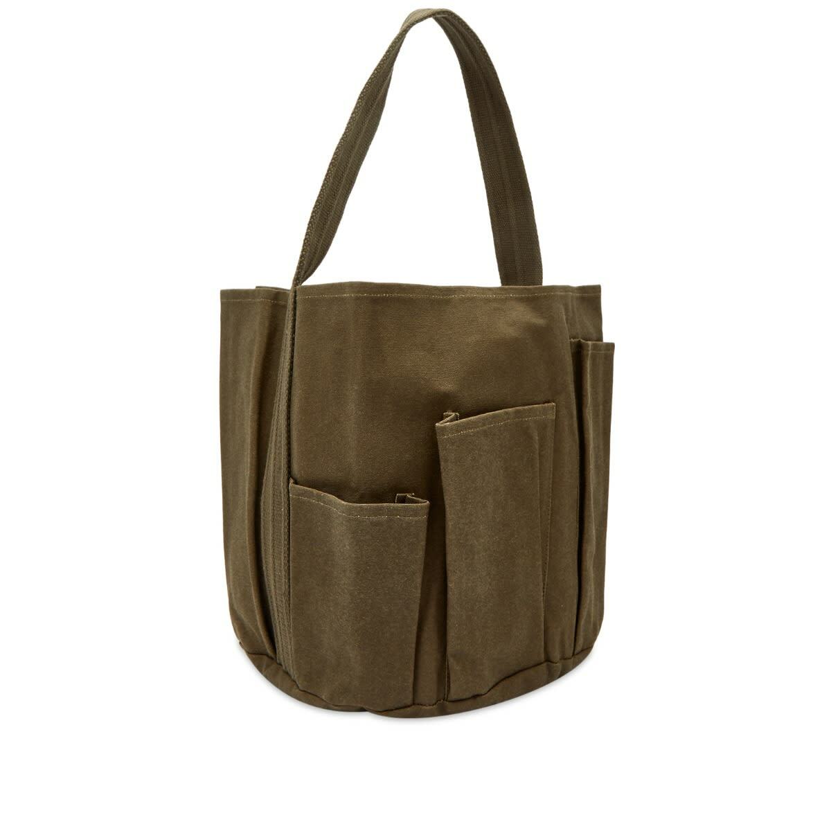 Ferm Living Bark Garden Bucket Bag in Olive