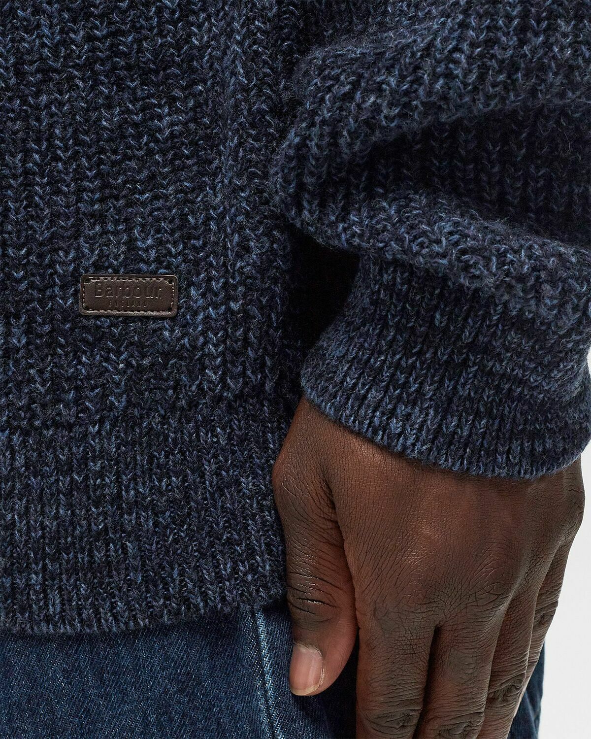 Barbour Horseford Half Zip Jumper Blue Pullovers/Zippers & Cardigans