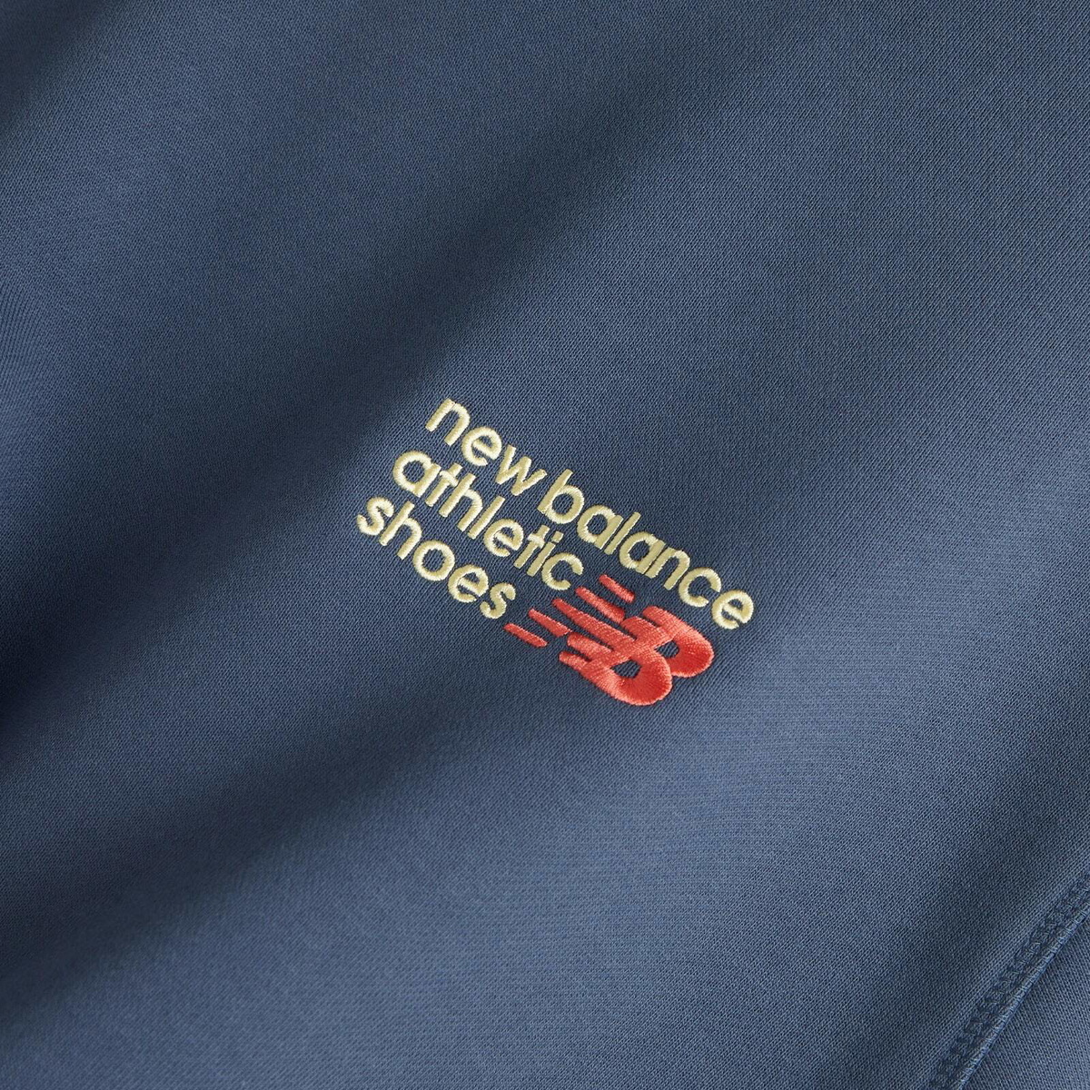 New Balance Athletics Premium Logo Crew Sweat in Vintage Indigo